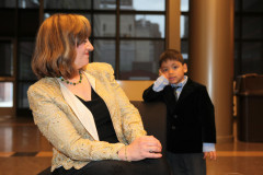 Pat Bruno with her son Anderson at the Legacies(tm) 2010 Award Ceremony.