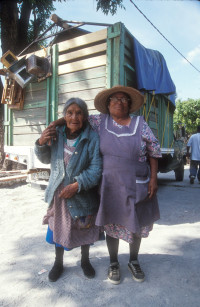 Tepoztlán Elders, photographed and © by Beryl Goldberg